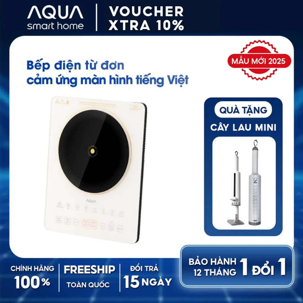 Đánh Giá Bếp Từ Đơn AQUA ICT2201R 2200W: Nấu Nhanh, An Toàn, Tiếng Việt