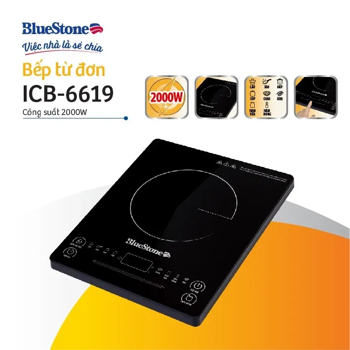 Ảnh Bếp Từ Đơn BlueStone ICB-6619 - 2000W 1