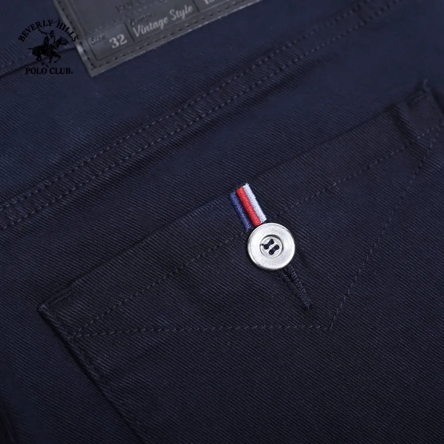 Ảnh Beverly Hills Polo Club - Quần dài Nam Slim Fit Navy - QKMSLW23V002 3