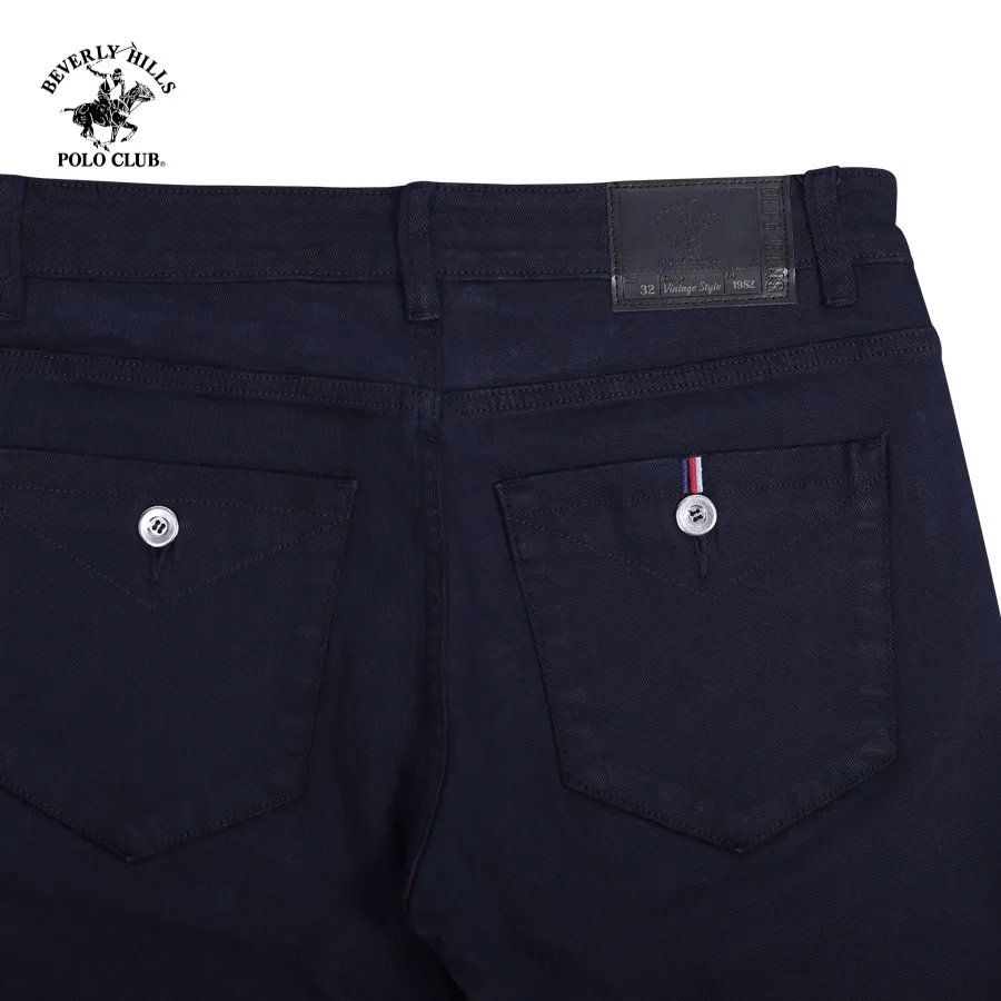 Ảnh Beverly Hills Polo Club - Quần dài Nam Slim Fit Navy - QKMSLW23V002 4