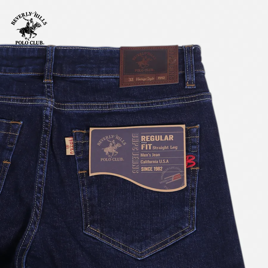 Ảnh Beverly Hills Polo Club - Quần dài Quần dài Nam Regular Fit cotton DBL DARK BLUE- JMRLW23V003 3