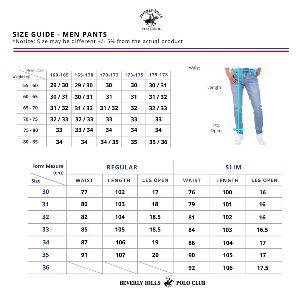 Ảnh Beverly Hills Polo Club - Quần dài Nam Slim Fit BU- BHPC QJSL22V006-R 4