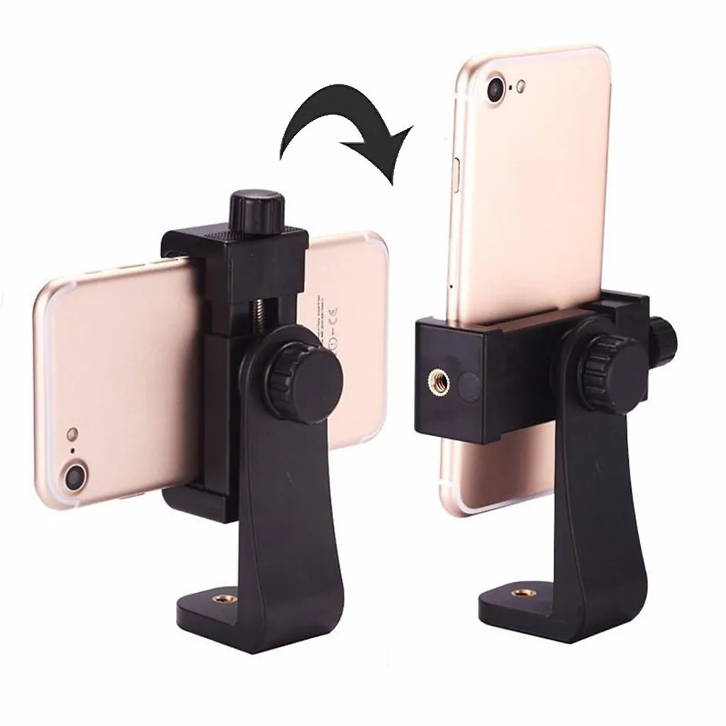 Ảnh Bi Cầu Nối Kẹp Điện Thoại, Trụ Cầu Xoay 360 Gắn Tripod, Gopro, Chân Đèn Livestream Ren 1/4 Tiêu Chuẩn 4