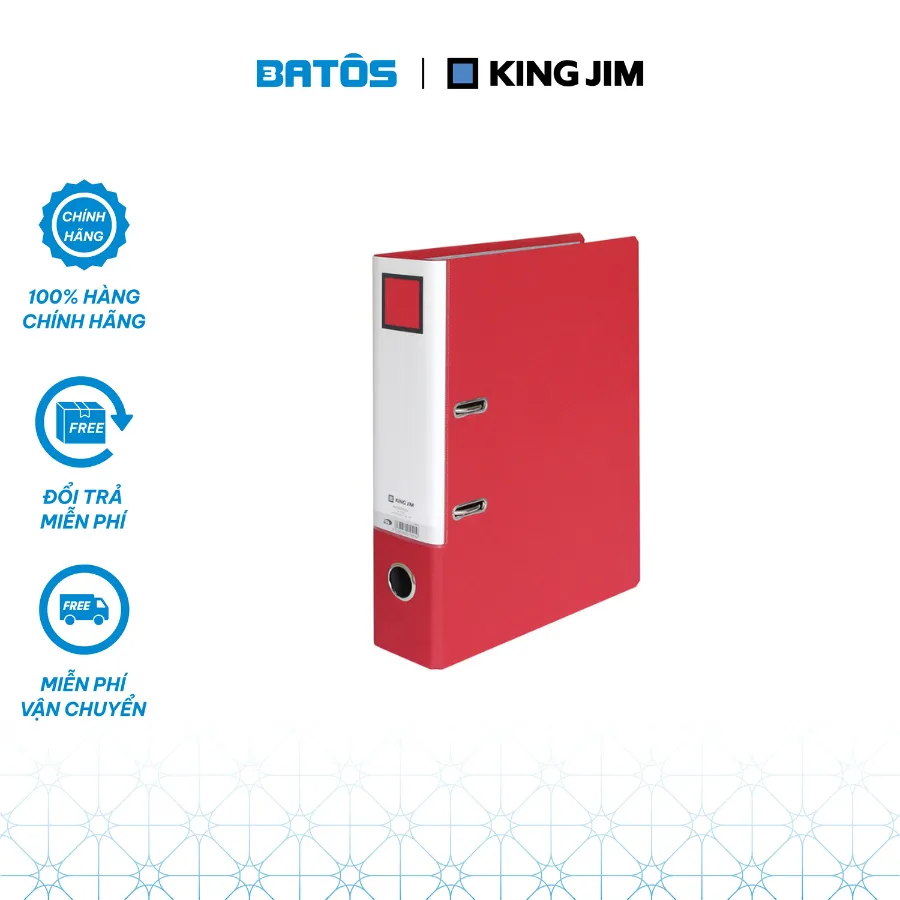 Ảnh Bìa còng khổ A4 Batôs 3 OEM- King Jim 7cm 2695GSV / LAF-BA7 & 5cm 2693GSV / LAF-BA5 2