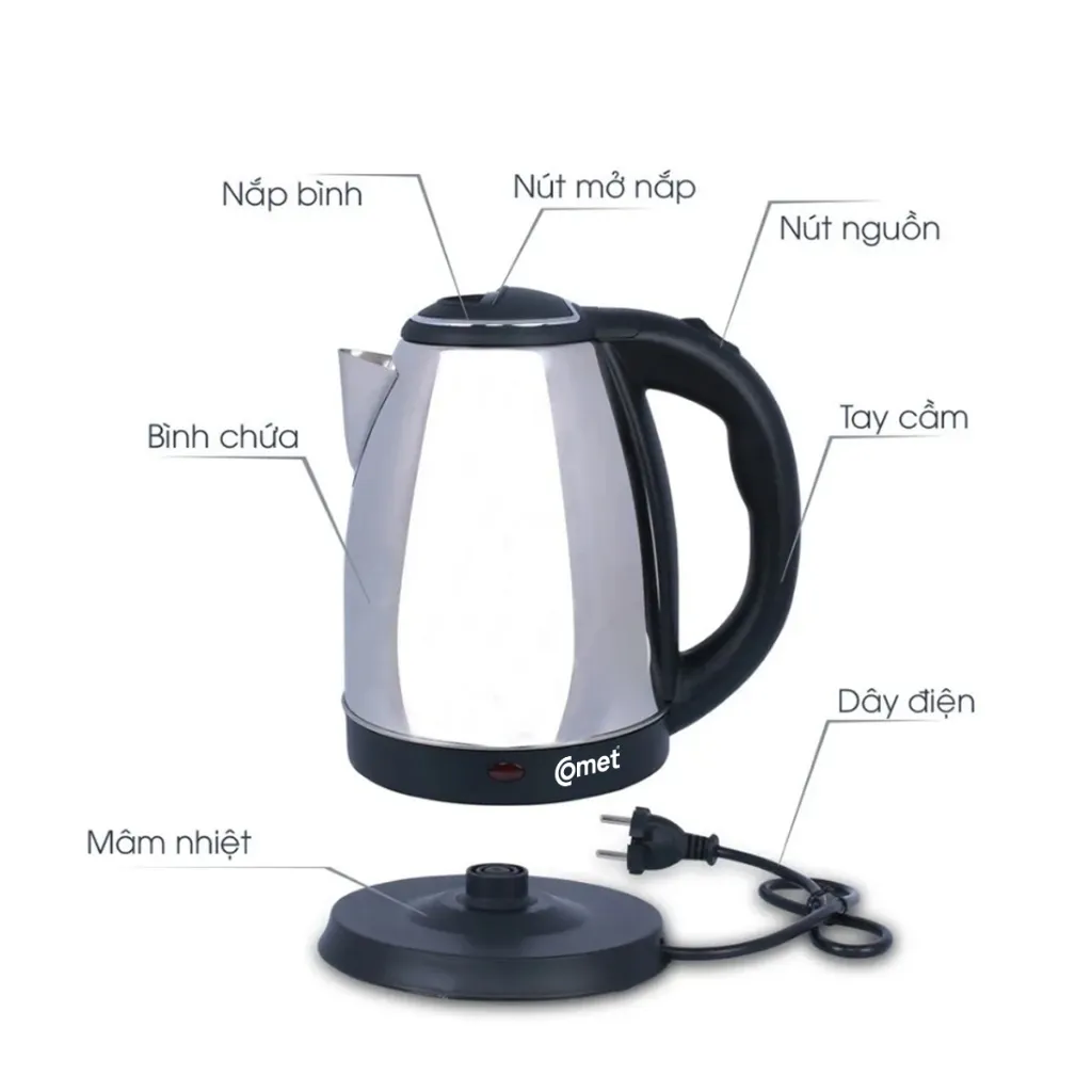 Ảnh Bình đun siêu tốc 1,5L COMET - CM8215 2