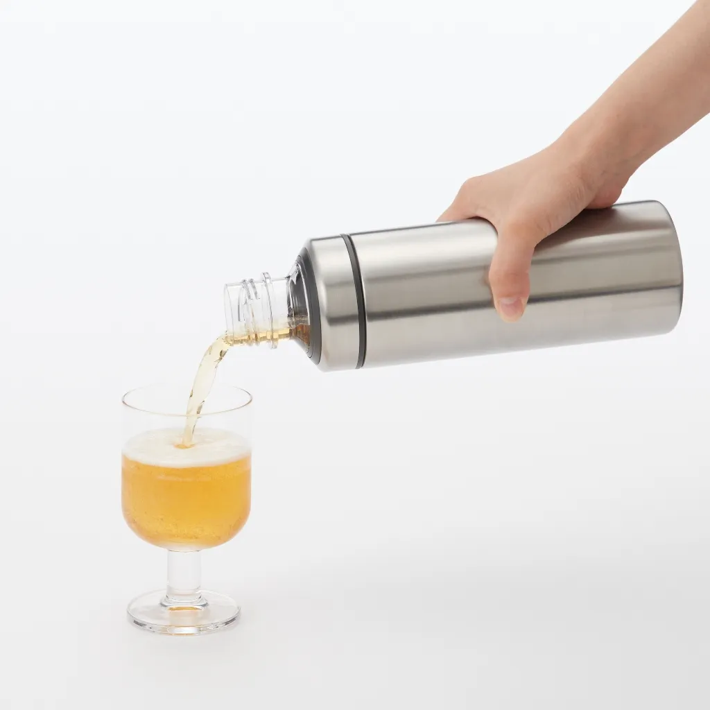 Ảnh Bình Giữ Nhiệt Bằng Thép Không Gỉ 600ML MUJI 3