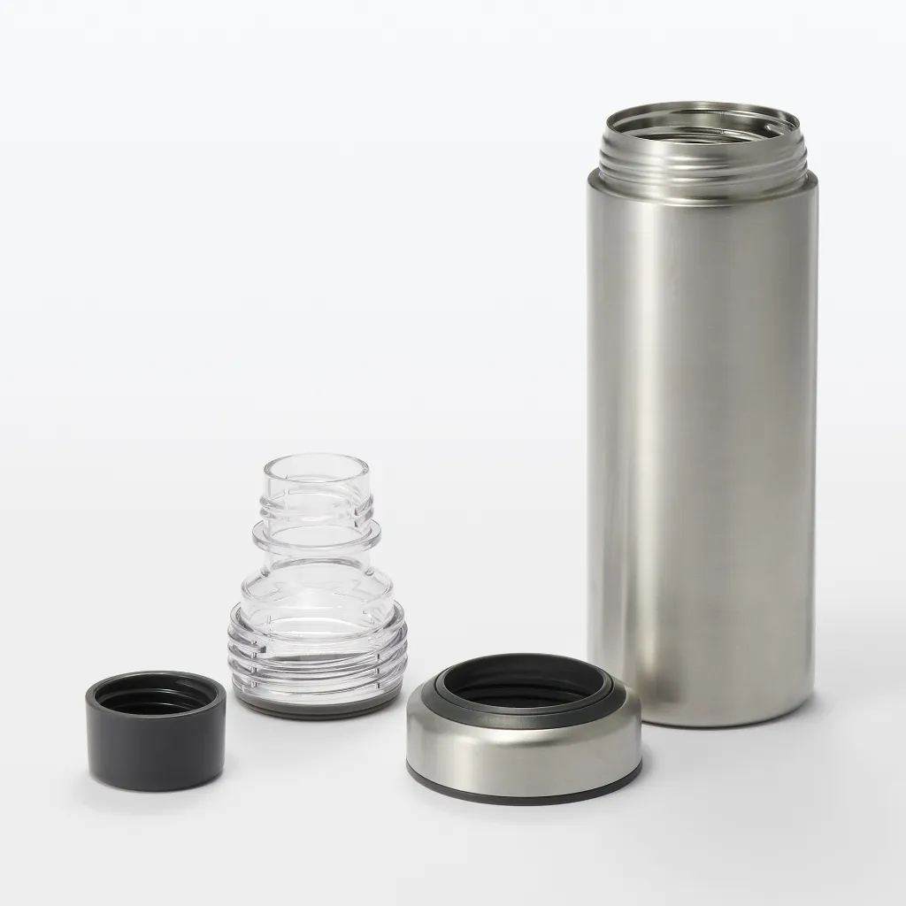 Ảnh Bình Giữ Nhiệt Bằng Thép Không Gỉ 600ML MUJI 4