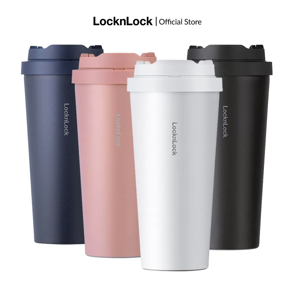 Ảnh Bình giữ nhiệt Lock&Lock Energetic one-touch thép không gỉ 316L 550ml và 400ml - LHC3249 (4 màu) 2