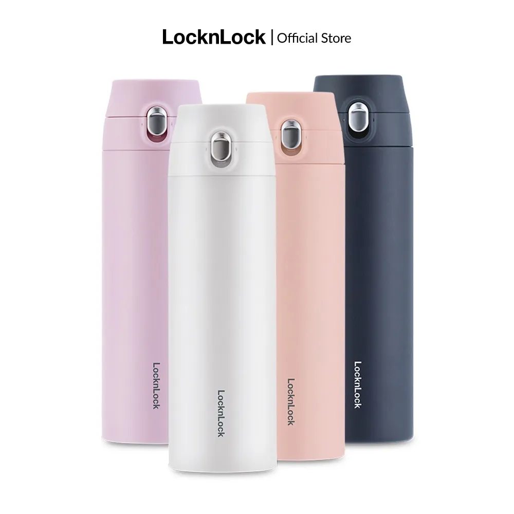 Ảnh Bình giữ nhiệt Lock&Lock Feather Light One Touch 500ml LHC3257 (4 màu) 1