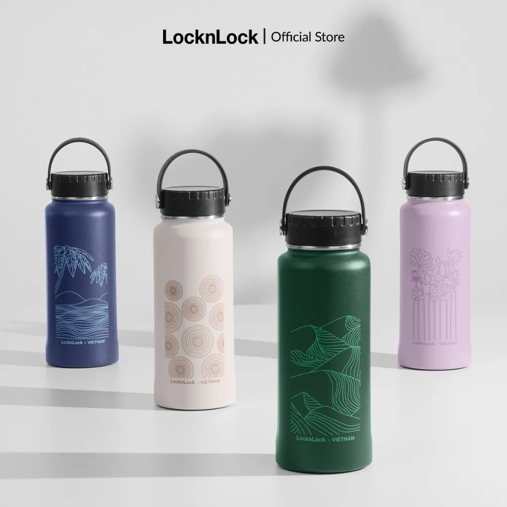 Ảnh Bình giữ nhiệt Lock&Lock bằng thép không rỉ Riga Tumbler Vietnam Edition 897ml (4 phiên bản) LHC4160 2