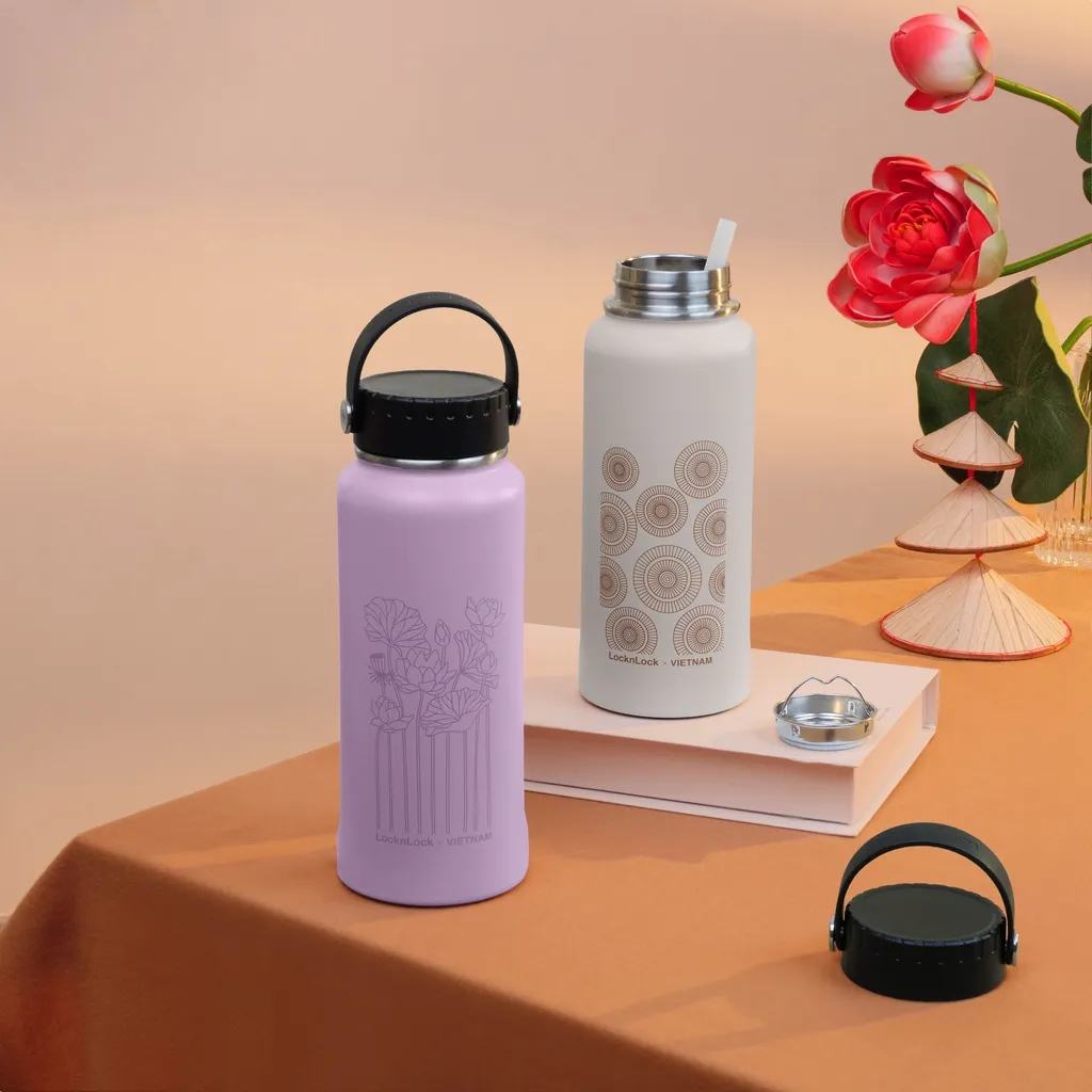 Ảnh Bình giữ nhiệt Lock&Lock bằng thép không rỉ Riga Tumbler Vietnam Edition 897ml (4 phiên bản) LHC4160 4