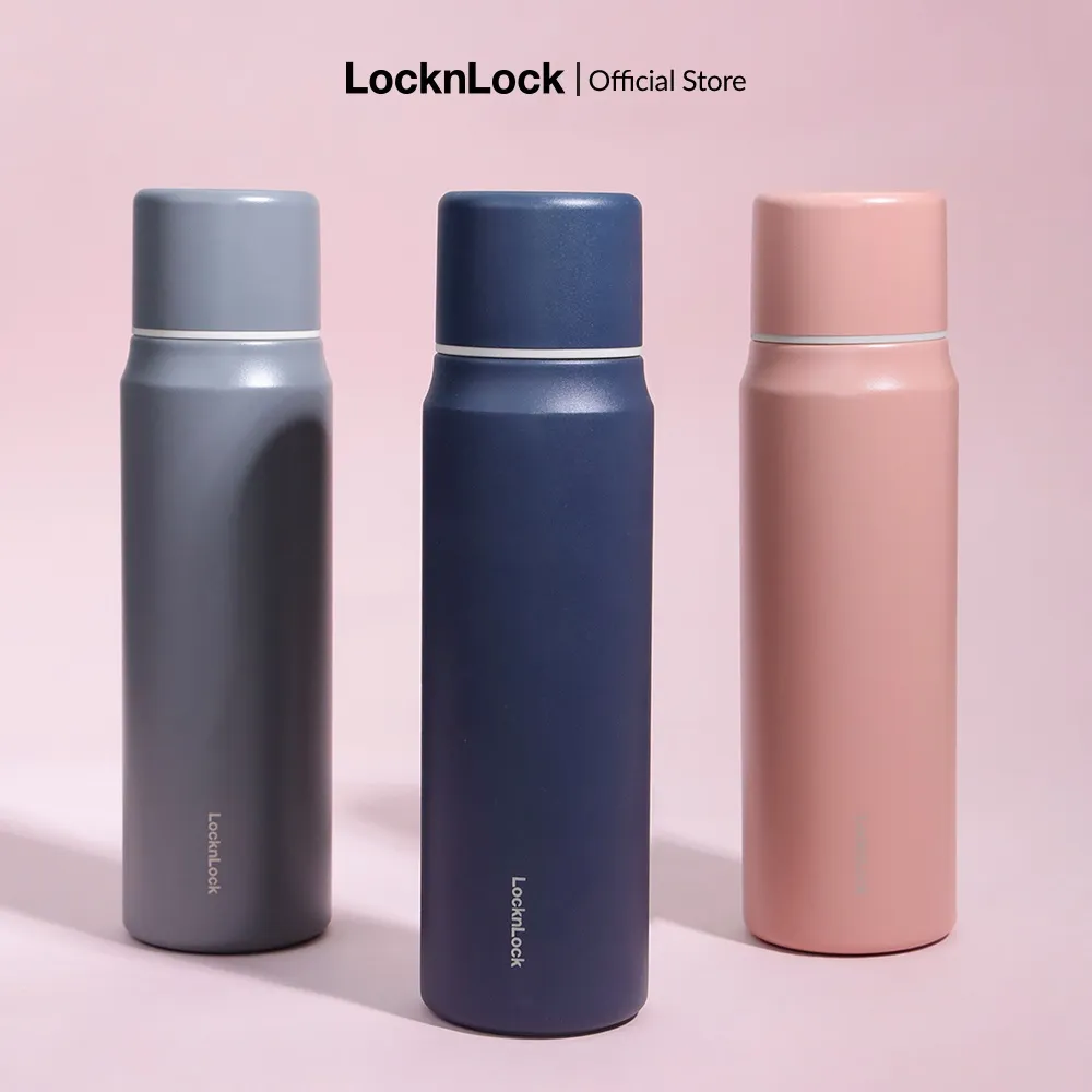 Ảnh Bình giữ nhiệt Lock&Lock Maman cup vacuum 505ml LHC1487 (Hồng, Xám, Xanh) 1