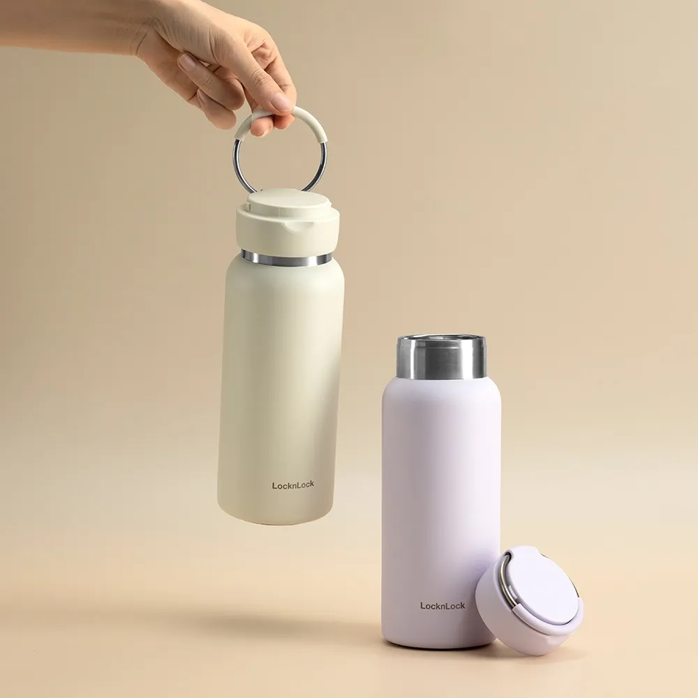 Ảnh Bình giữ nhiệt Lock&Lock Sling Ring Tumbler 650ml - 800ml - Màu mint, tím nhạt, ngà LHC4321-22 3