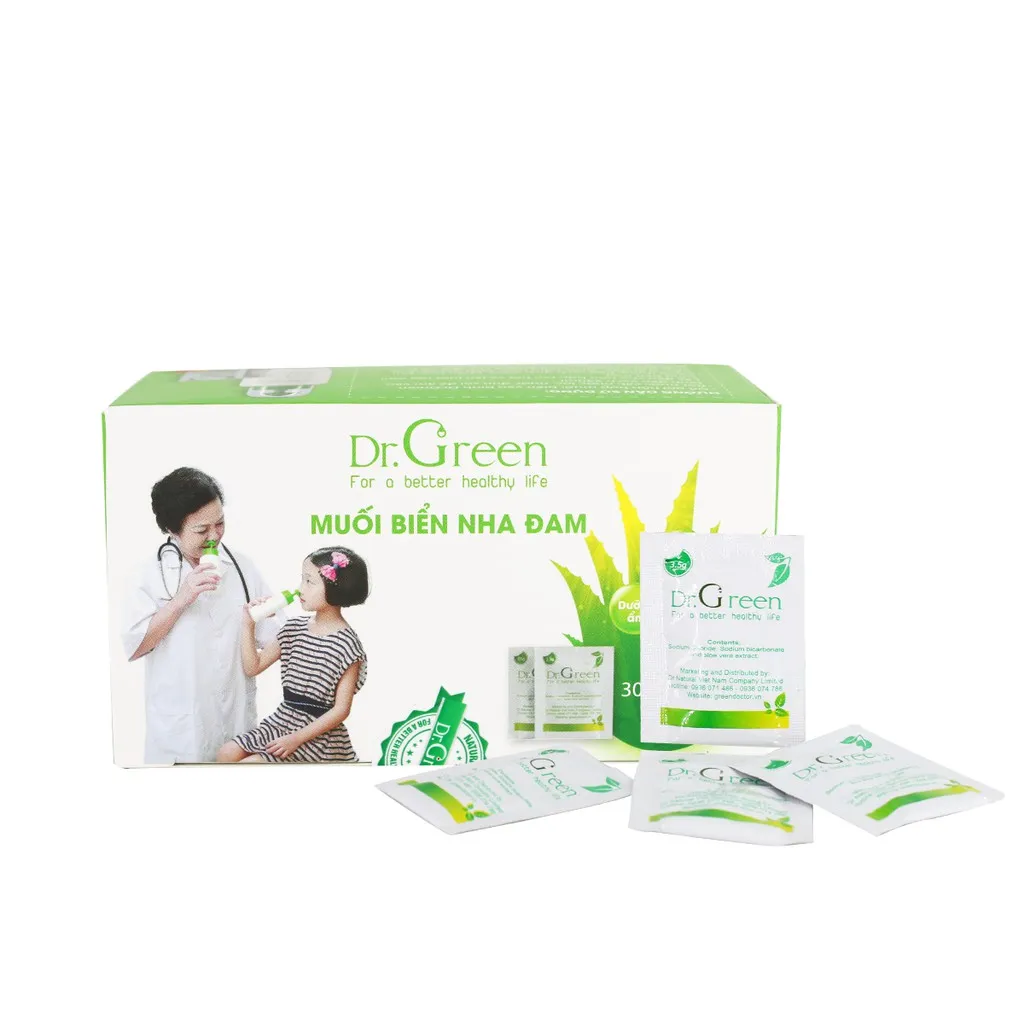Ảnh Bình Rửa Mũi Dr.Green ( Combo Dùng Thử 1 Bình + 30 Gói Muối ) 4