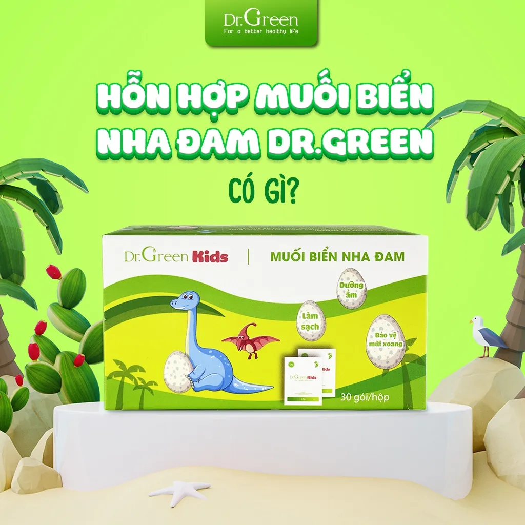 Ảnh Bình rửa mũi Dr.Green Kids ( Combo khuyến mãi 1 bình + 60 gói muối cho bé) 3