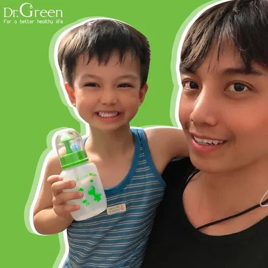 Ảnh Bình rửa mũi Dr.Green Kids ( Combo khuyến mãi 1 bình + 60 gói muối cho bé) 4