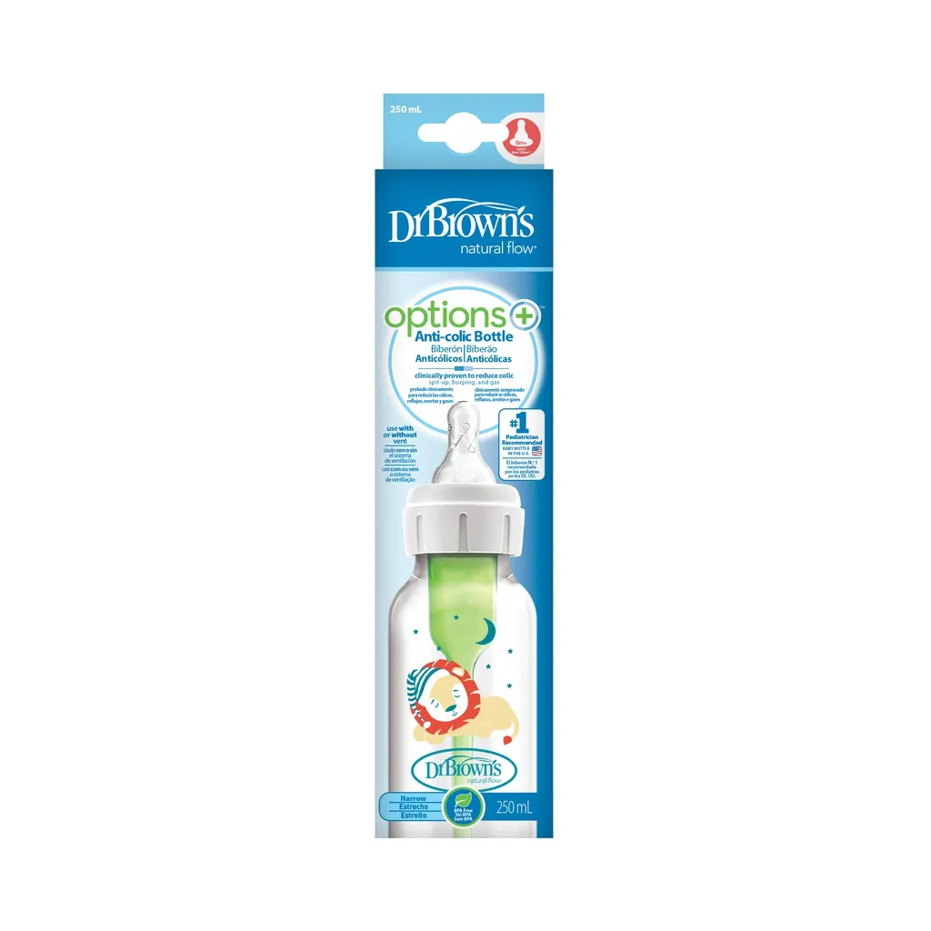 Ảnh Bình sữa cổ hẹp Dr.Brown's Deco nhựa PP Option Plus 250ml- 81105 3