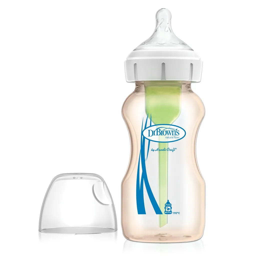 Ảnh Bình sữa cổ rộng Dr.Brown's nhựa PESU Option Plus 100% chính hãng 150ml và 270ml 3