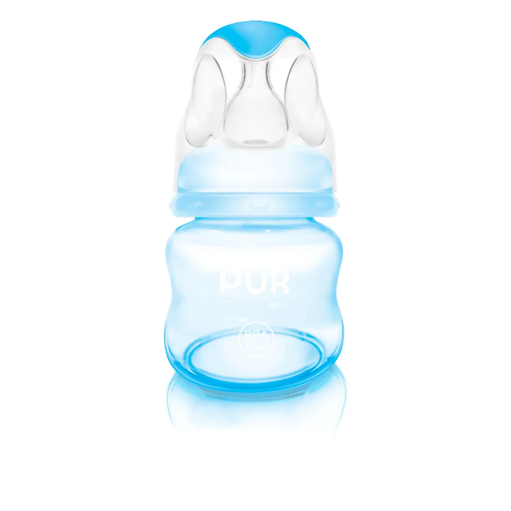 Ảnh Bình sữa cổ thường Pur Advanced 60ml có sẵn 1 núm size S (0-3th) trong bình 4