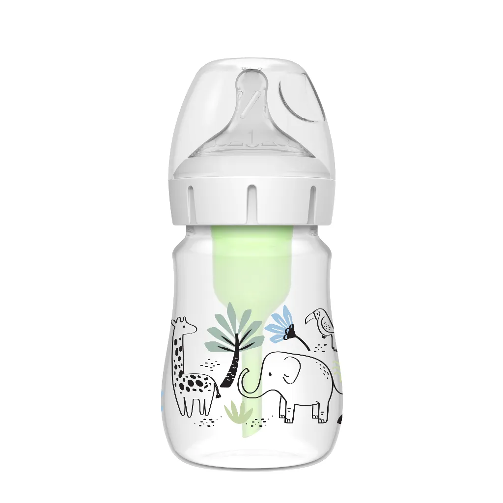 Ảnh Bình sữa Dr Brown's "Option Plus" cổ rộng 150ml và 270ml nhựa  PP Option Plus in hoạ tiết TQ. 2