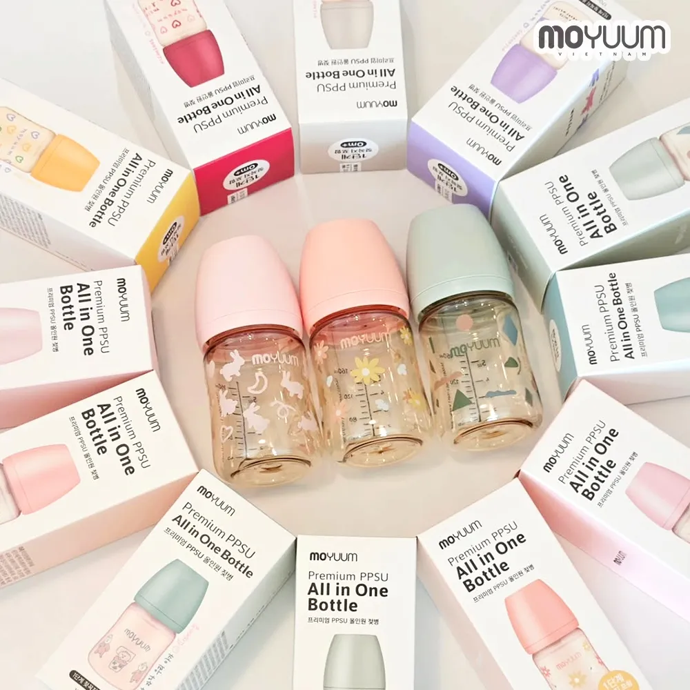Ảnh Bình sữa Moyuum Hàn Quốc ( 170ml, 270ml) có tem chống hàng giả chính hãng 3