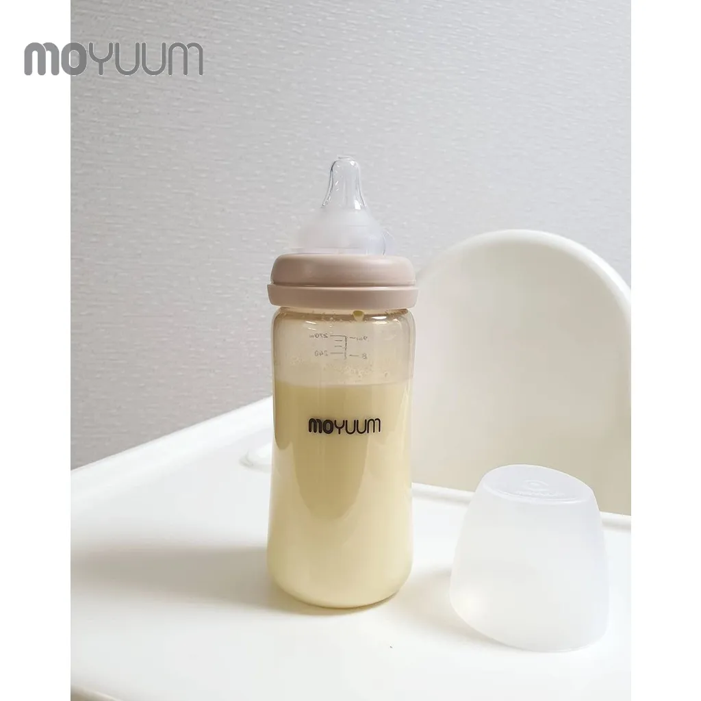 Ảnh Bình sữa MOYUUM nhựa PPSU 270ml núm ty 2-5m (1 bình) - MY-BS270 2