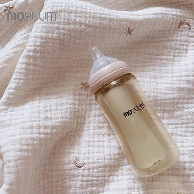 Ảnh Bình sữa MOYUUM nhựa PPSU 270ml núm ty 2-5m (1 bình) - MY-BS270 4