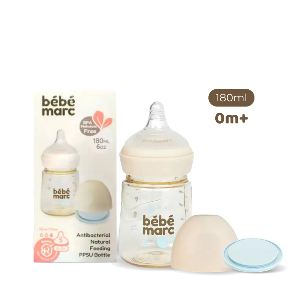Ảnh Bình Sữa PPSU bébémarc Kháng Khuẩn – An Toàn Tự Nhiên (Size 180ml, 300ml) 1
