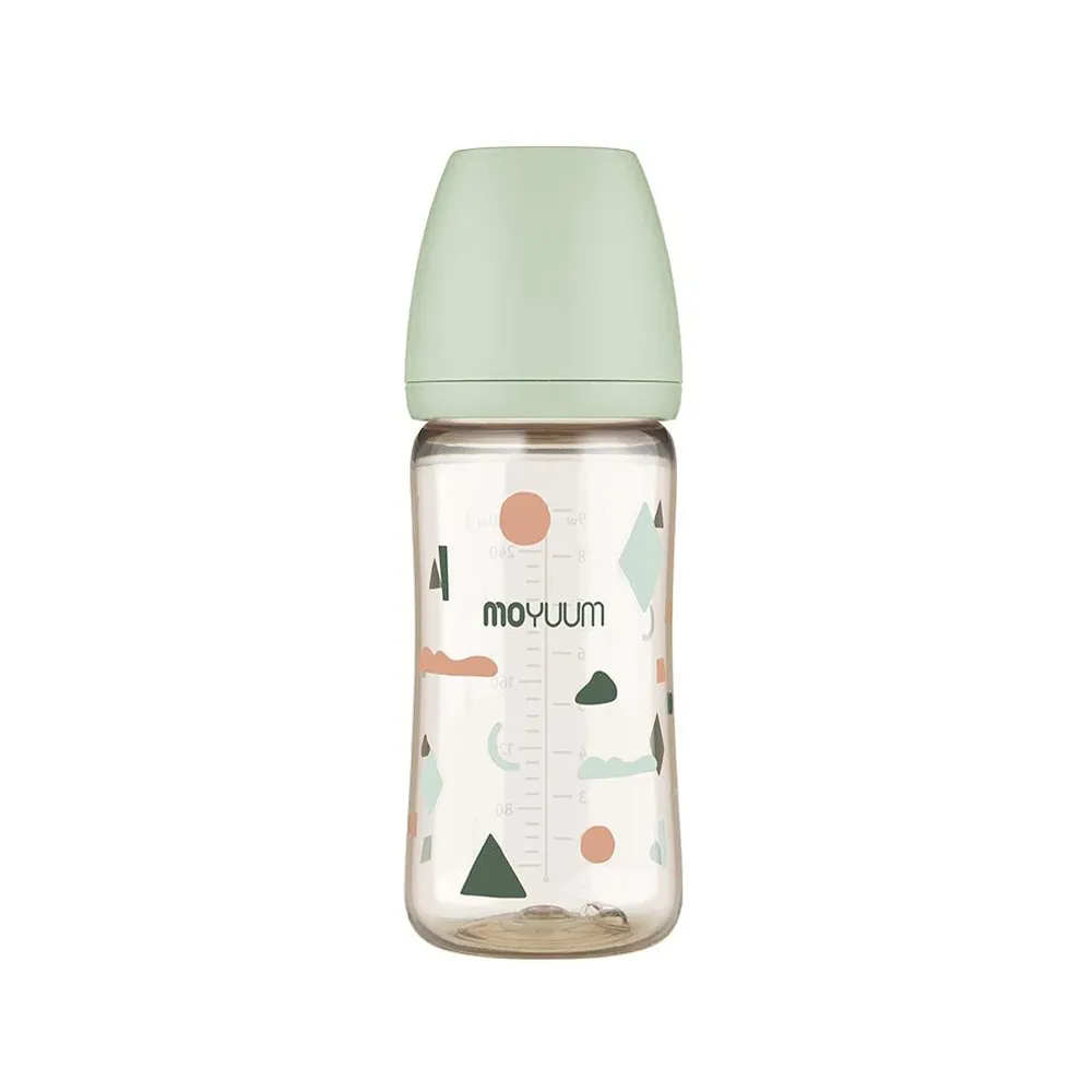 Ảnh Bình sữa PPSU Moyuum - Mây xanh - 270ml - Kèm núm 2 2