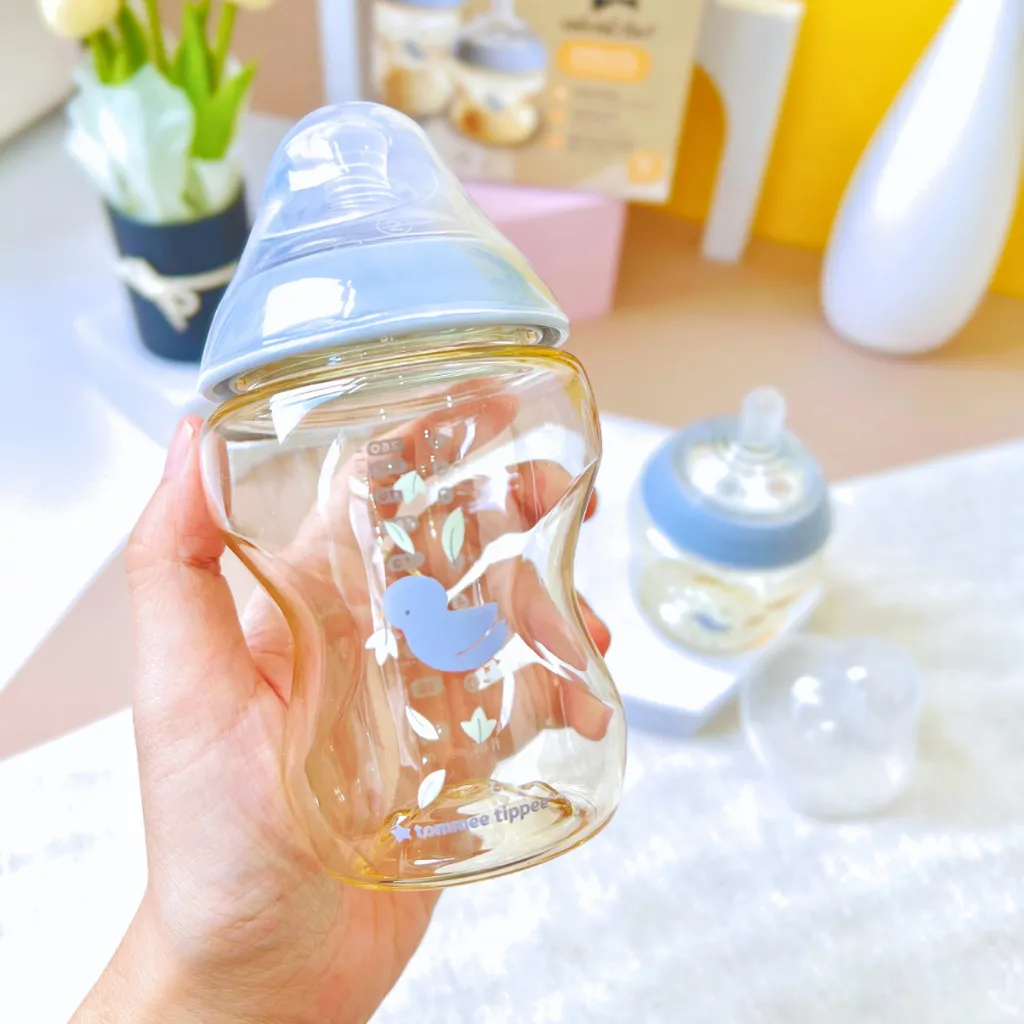 Ảnh Bình Sữa PPSU Ty Siêu Mềm Tự Nhiên Tommee Tippee Natural Start, Xanh Dương (Bộ 1 Bình 260ml và 1 Bình 150ml) 4