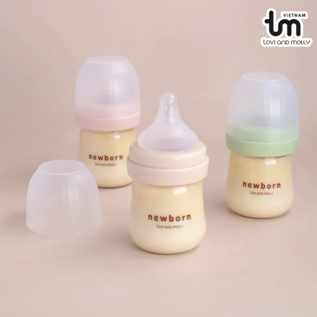 Ảnh BÌNH SỮA TOVI AND MOLLY PPSU NEWBORN (HỒNG,XANH,KEM) - 80ML 4