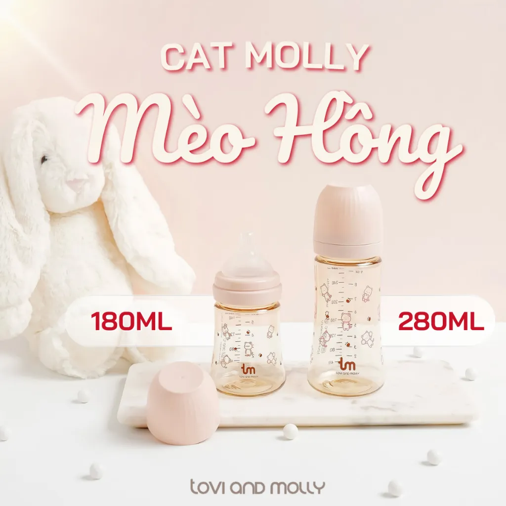 Ảnh BÌNH SỮA TOVI AND MOLLY PPSU - PHIÊN BẢN CHÓ/MÈO 180ML/280ML 3