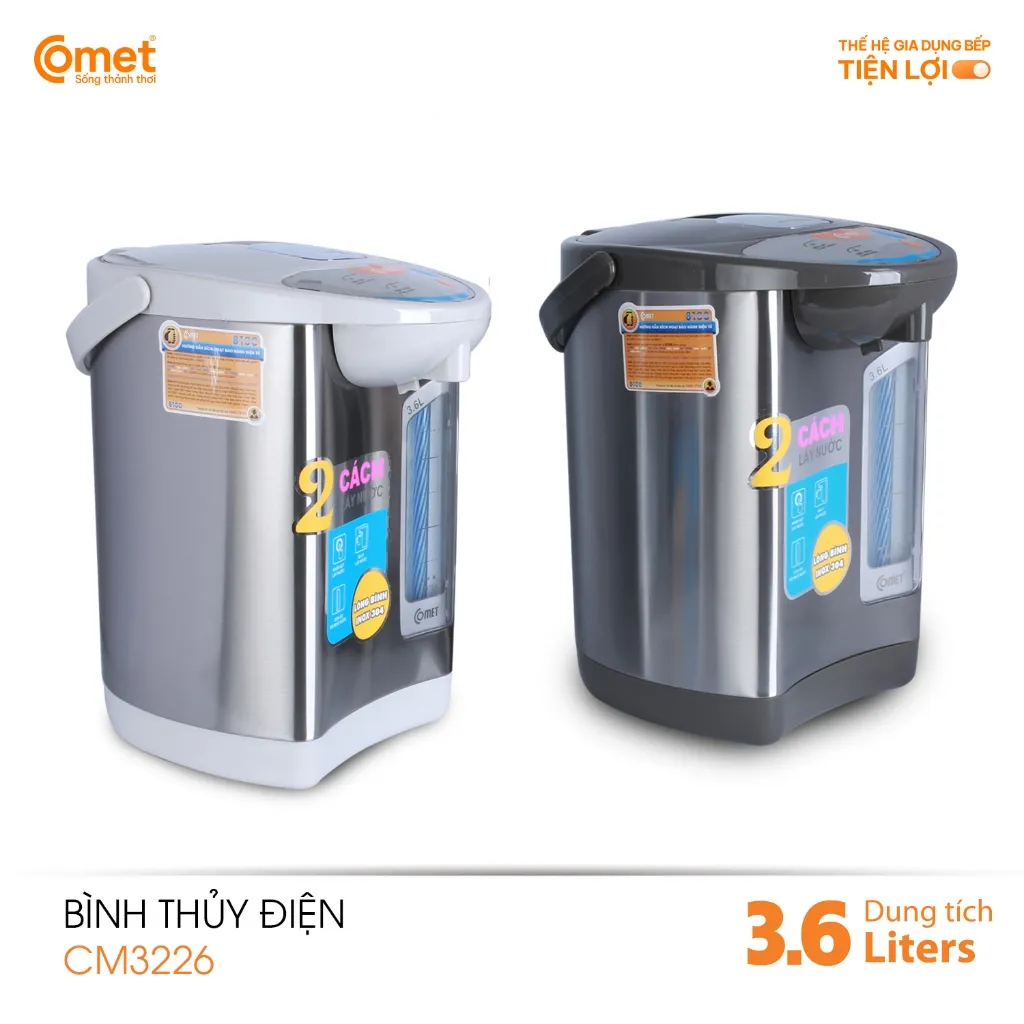 Ảnh Bình thủy điện dung tích 3,6L COMET - CM3226 1