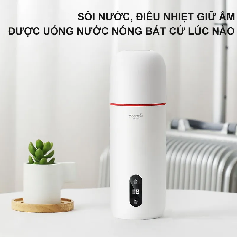 Ảnh Bình đun siêu tốc kèm giữ nhiệt Deerma DR035S cầm tay với 3 lớp cách nhiệt thông minh - Bảo hành 12 tháng 2