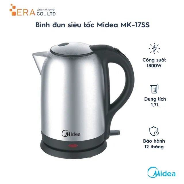 Ảnh Bình đun siêu tốc Midea MK-17SS 1