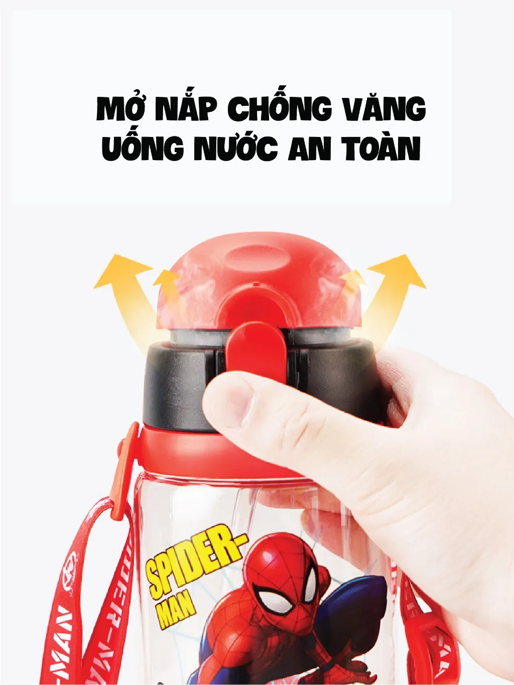 Ảnh Bình uống nước cho bé 1989KIDS chất liệu tritan an toàn cho bé,Bình nước siêu nhân elsa cho trẻ em 2 nắp tiện lợi 4