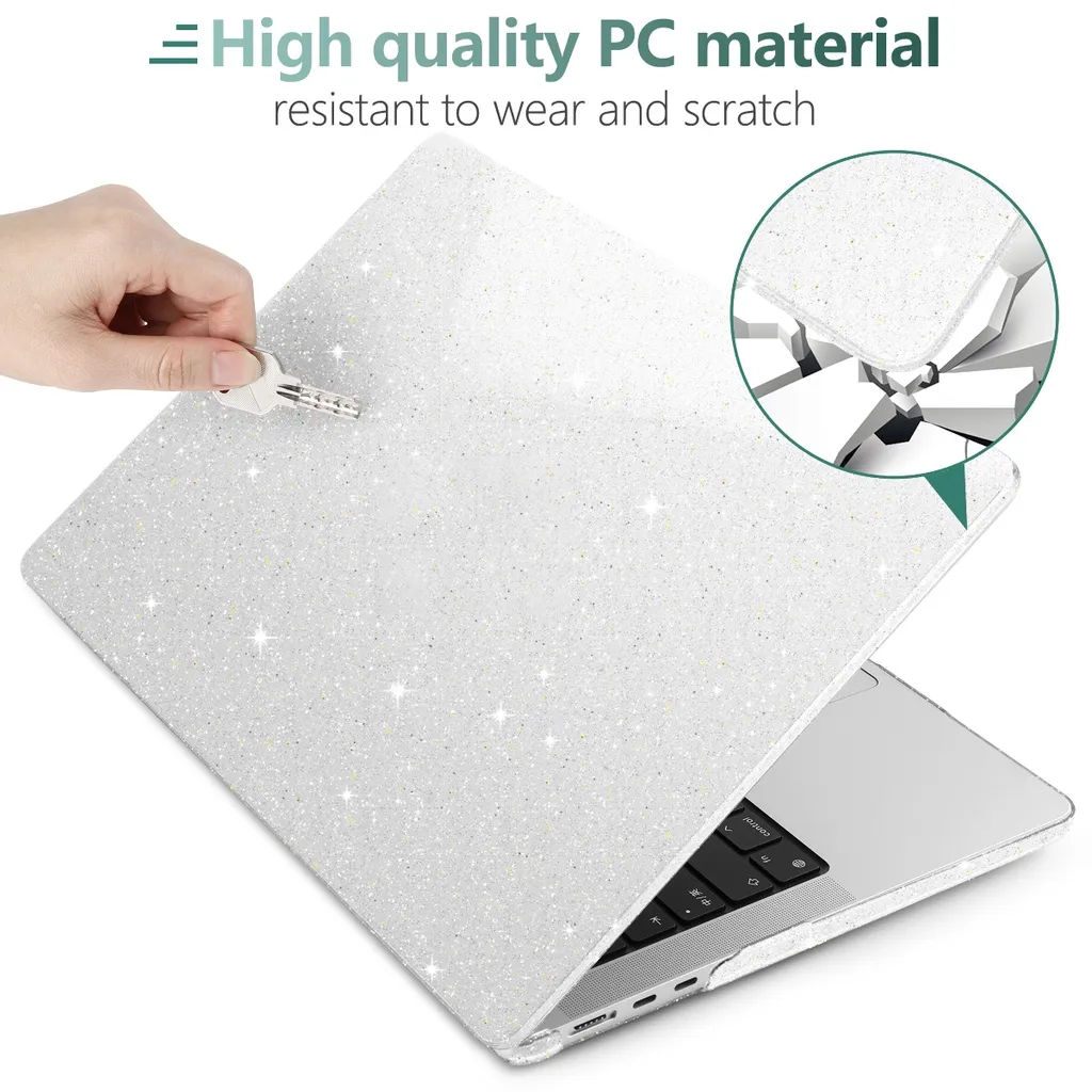 Ảnh Bling Crystal Case for MacBook Pro13 14" M4 M3 M2 M1 Air 13 13.6 15" A2941 A2681 A2337 A2179 A1932 A2442 A2338 A1708 A1706 A2159 A1989 A2251 Laptop Hardshell Case 3
