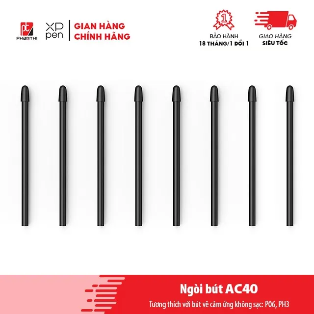 Ảnh Bộ 10 Ngòi Bút Cho Stylus Bảng Vẽ XP-Pen - Hàng chính hãng 3
