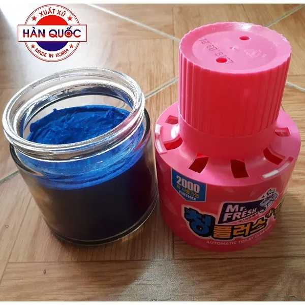 Ảnh Bộ 2 Chai thả bồn cầu làm sạch diệt khuẩn Mr.Fresh Hàn Quốc 180g (Hương Hoa Ly) 4
