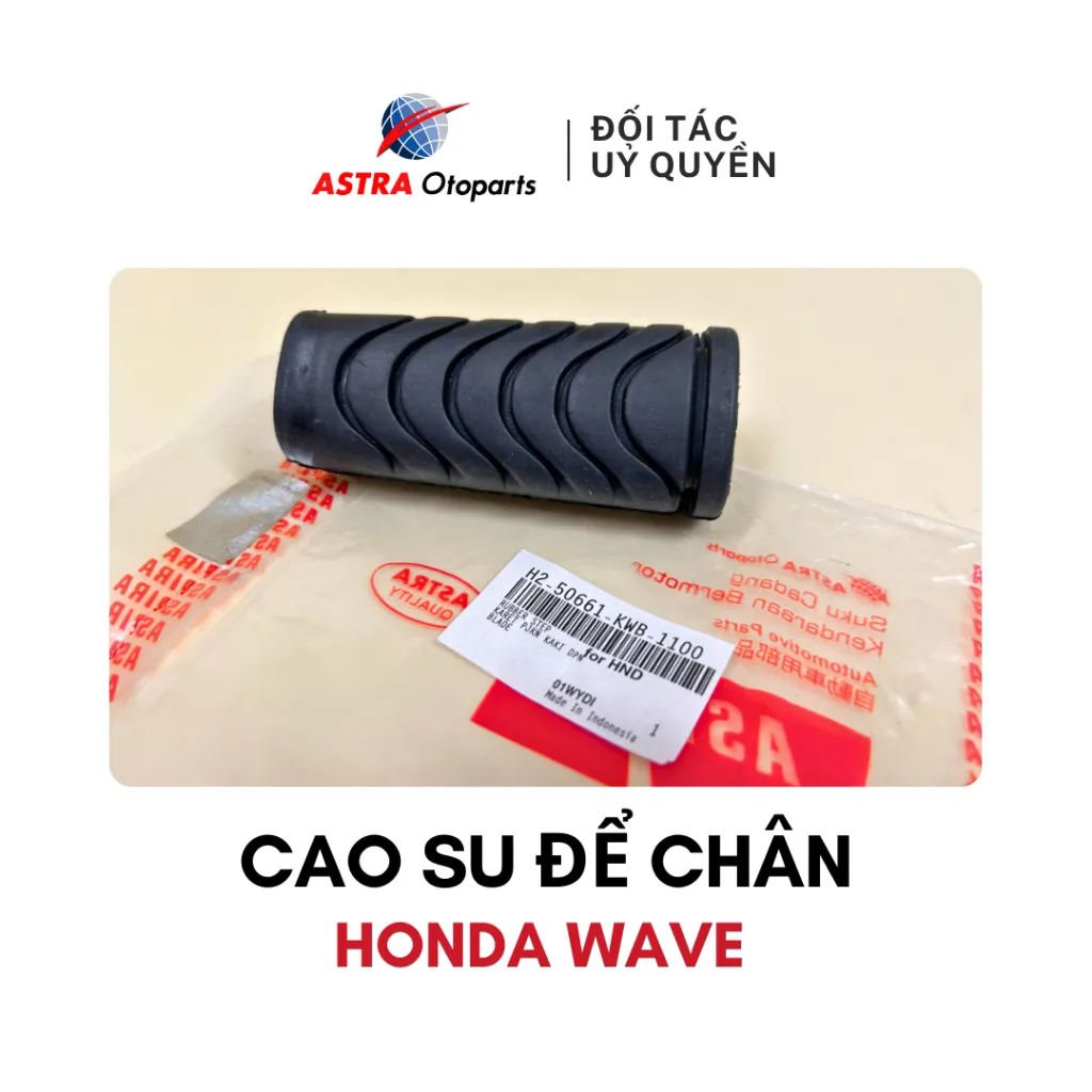 Ảnh Bộ 2 Chiếc Cao Su Để Chân ASPIRA mã H2-50661-KWB-1100 cho xe Honda Wave S, RS, RSX, Future 4