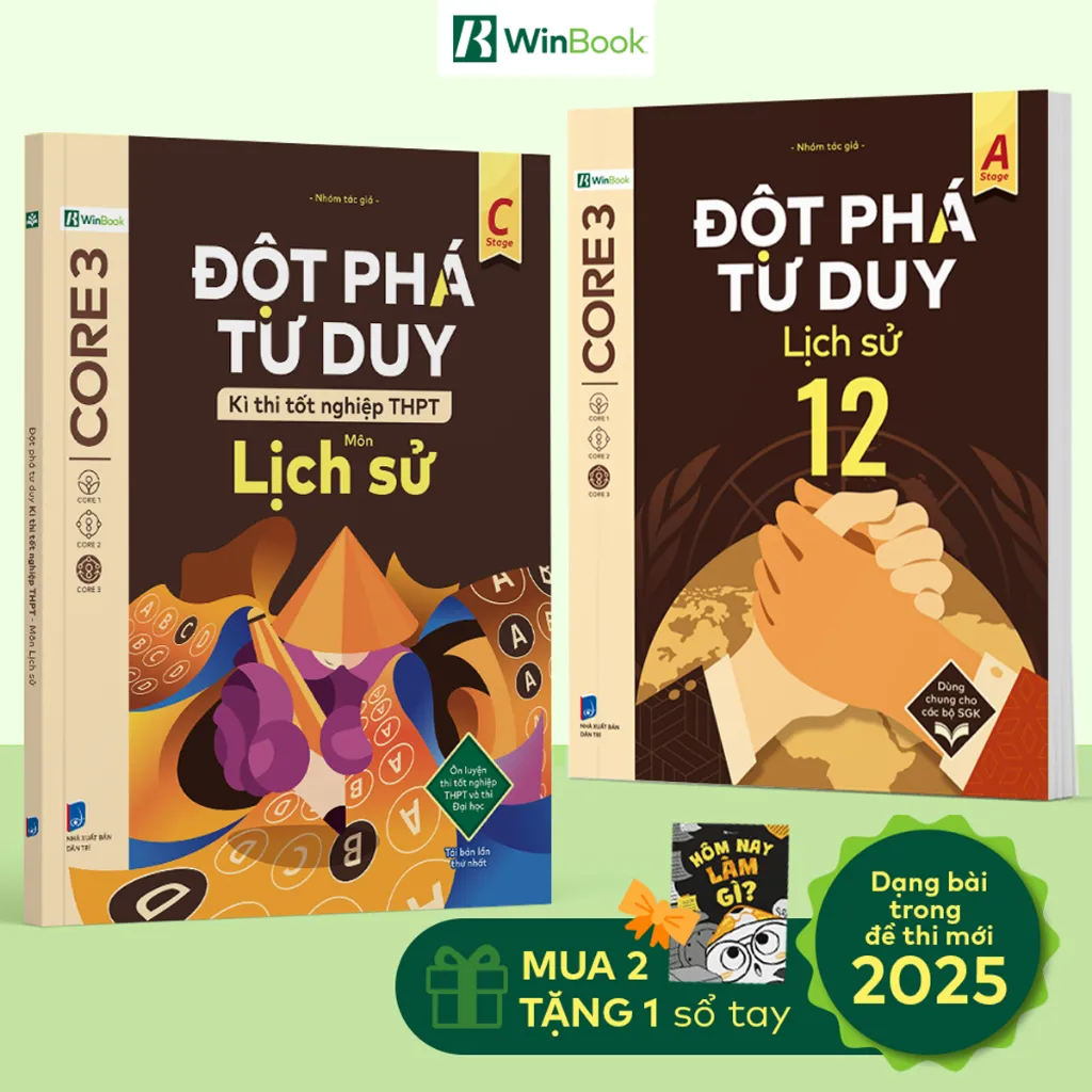 Ảnh Bộ 2 cuốn Đột phá tư duy Lịch sử 12 & Đột phá tư duy kì thi tốt nghiệp THPT môn Lịch sử 1