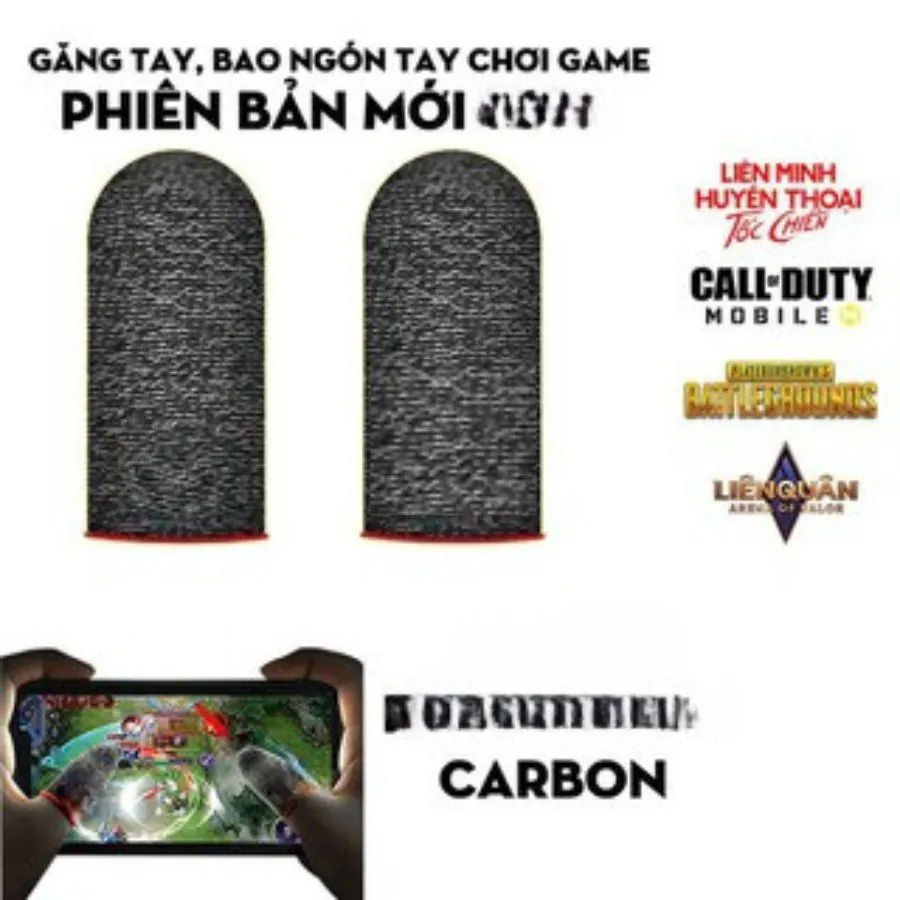 Ảnh Bộ 2 Găng tay chơi game HOSAN sợi bạc cảm ứng chống mồ hôi tay cho tốc chiến, Pubg, FOG 1