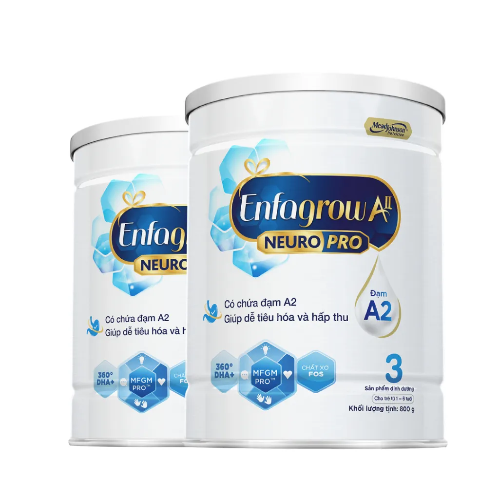 Ảnh Bộ 2 lon Sữa bột Enfagrow A2 Neuropro 3 – 800g/lon 1