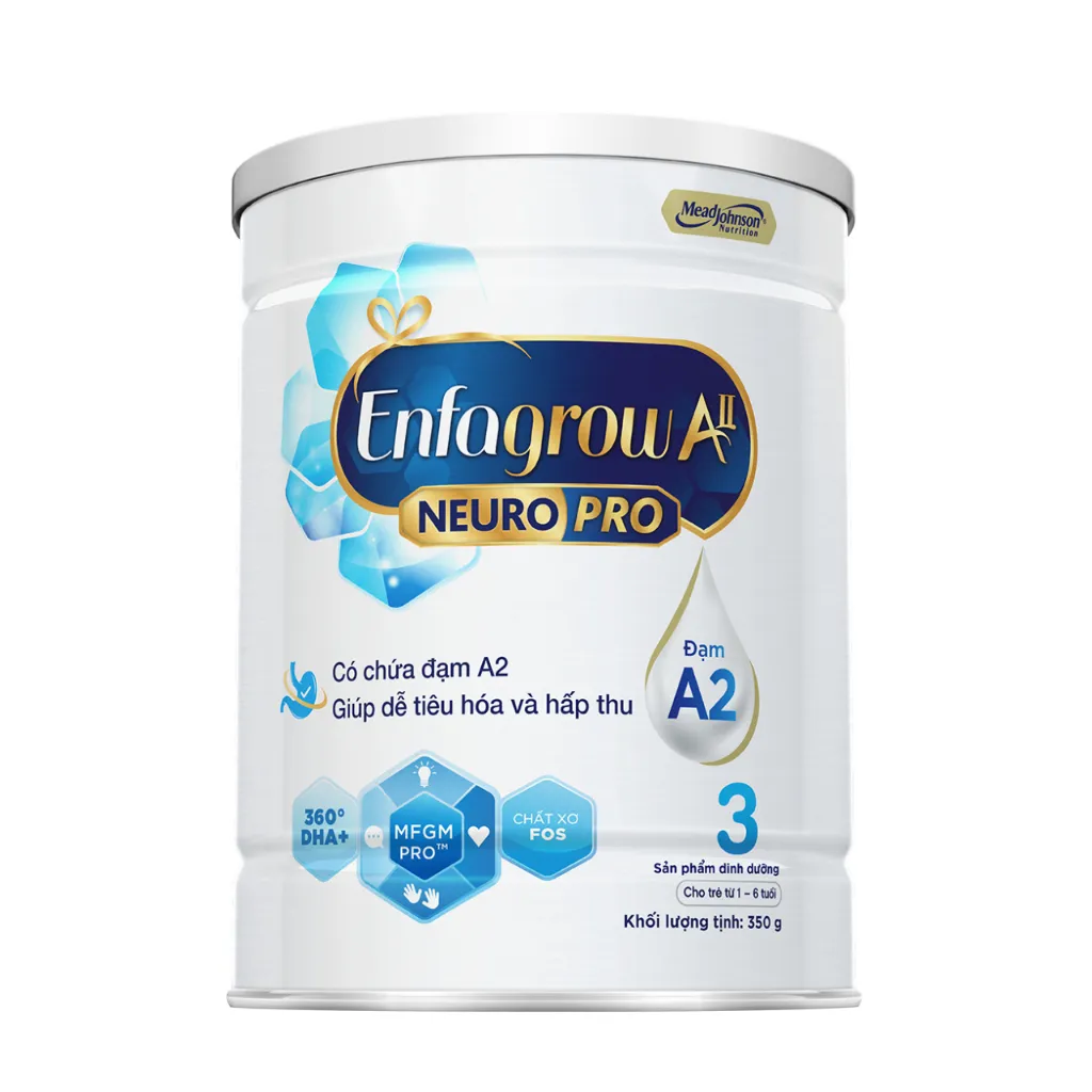 Ảnh Bộ 2 lon Sữa bột Enfagrow A2 Neuropro 3 dành cho trẻ từ 1-6 tuổi – 350g 1