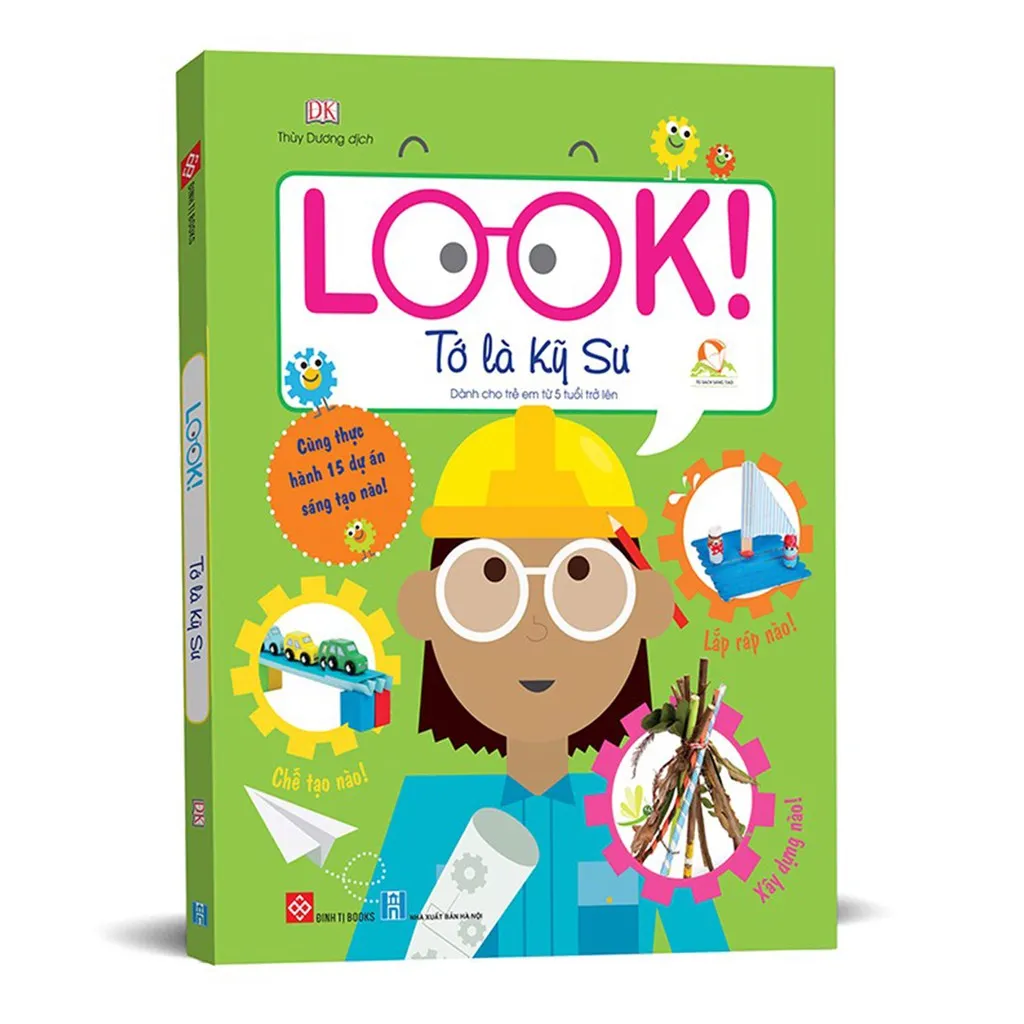 Ảnh Bộ 3 cuốn sách - Look! Tớ là đầu bếp - kỹ sư - nhà khoa học 3
