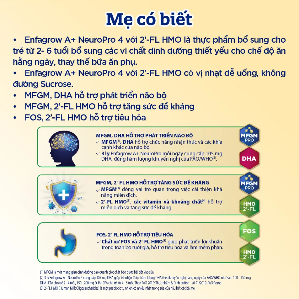 Ảnh Bộ 3 hộp Sữa bột Enfagrow A+ Neuropro 4 Vị nhạt dễ uống – 2.2kg/hộp 4