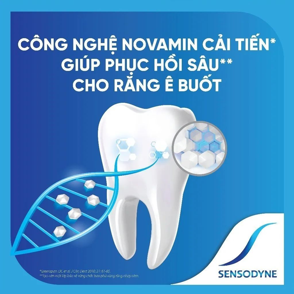 Ảnh Bộ 3 Kem đánh răng SENSODYNE Repair & Protect Deep Repair Whitening 100g phục hồi, bảo vệ răng ê buốt và làm trắng răng 4