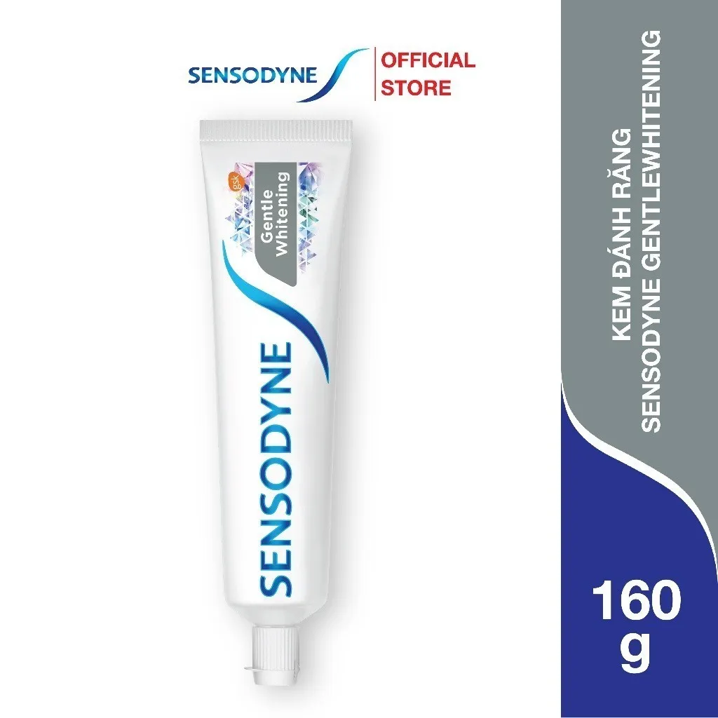 Ảnh Bộ 3 Kem đánh răng SENSODYNE Gentle Whitening 160g giúp giảm ê buốt hiệu quả và làm trắng răng tự nhiên 2