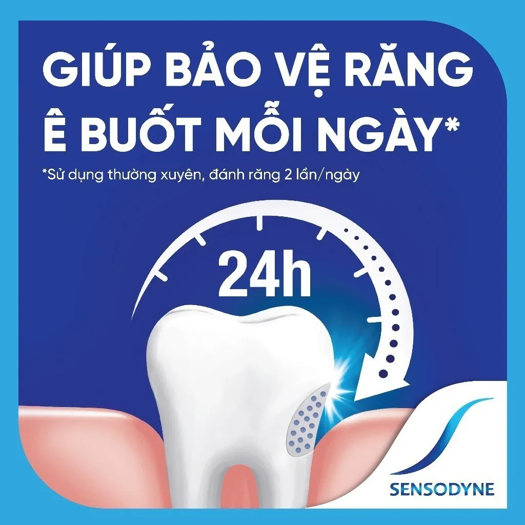 Ảnh Bộ 3 Kem đánh răng SENSODYNE Gentle Whitening 160g giúp giảm ê buốt hiệu quả và làm trắng răng tự nhiên 4