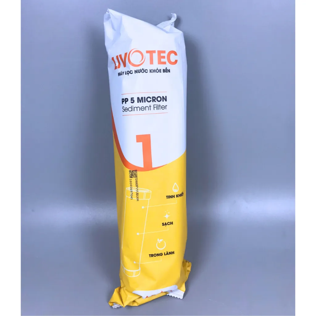 Ảnh Bộ 3 lõi lọc thô Karofi Livotec dùng cho máy lọc nước RO có 3 cốc lọc 10inch- CHÍNH HÃNG 4